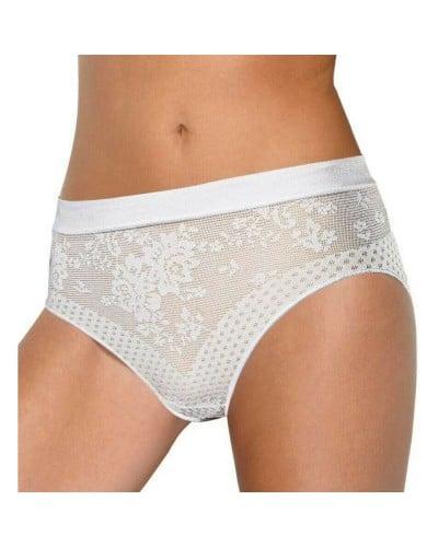 Slip Midi Donna In Pizzo Microfibra Intimidea