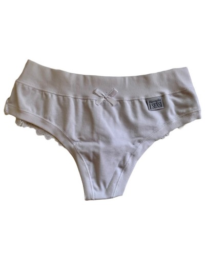 Panty Brasiliano Donna In Pizzo e Cotone Modal