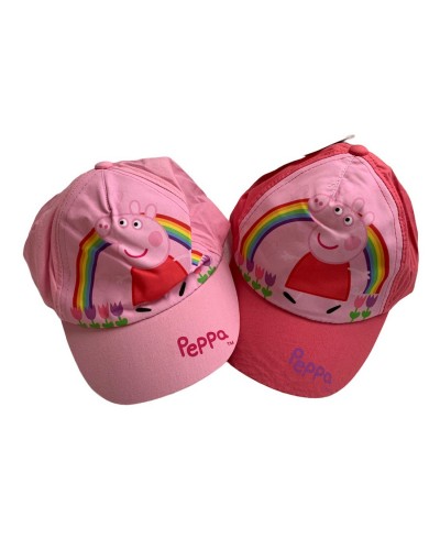 Cappello Bambina Con Visiera Peppa Pig In Cotone