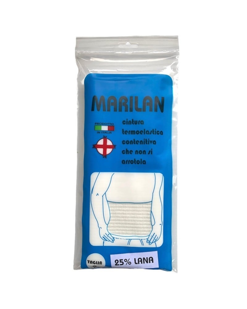 Cintura Panciera termoelastica Unisex contenitiva In Lana