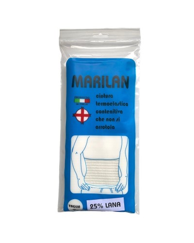 Cintura Panciera termoelastica Unisex contenitiva In Lana