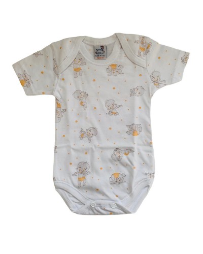 Body Neonato Mezza Manica In Cotone Stampato Petite Abeille confezione 3 pezzi