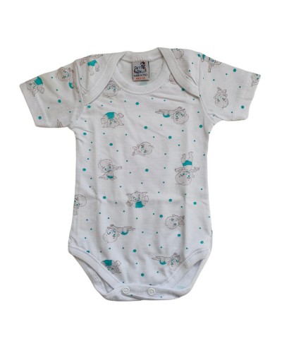 Body Neonato Mezza Manica In Cotone Stampato Petite Abeille confezione 3 pezzi