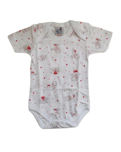 Body Neonato Mezza Manica In Cotone Stampato Petite Abeille confezione 3 pezzi