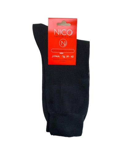 Calza Uomo Corta Filo Di Scozia Nico Confezione 3 Paia