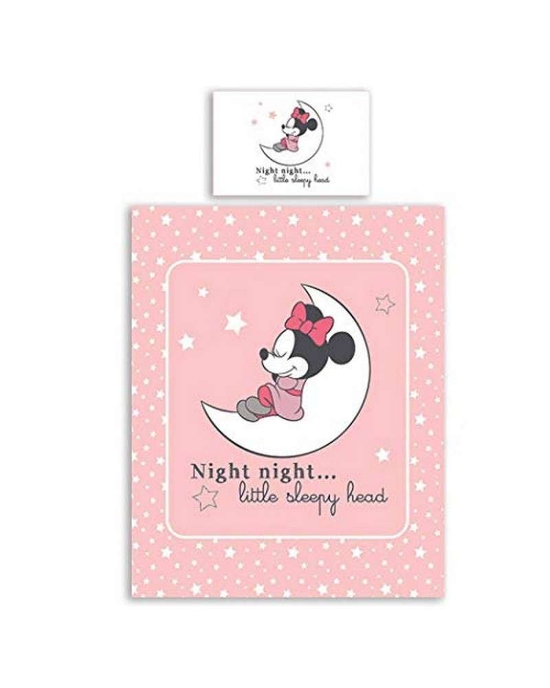Lenzuolo Carrozzina Minnie In Cotone