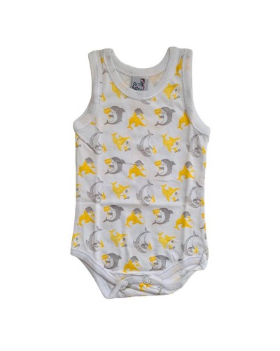 Body Neonato Spalla Larga In Cotone Stampato Petite Abeille confezione 3 pezzi