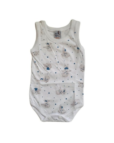 Body Neonato Spalla Larga In Cotone Stampato Petite Abeille confezione 3 pezzi