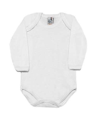 Body Neonato Manica Lunga In Cotone Bianco Petite Abeille confezione 2 pezzi