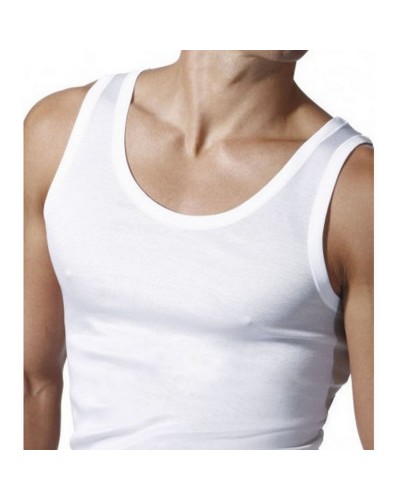 Canottiera Uomo Cotone Spalla Larga New Day Confezione 3 pezzi
