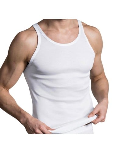 Canottiera Uomo Cotone Spalla Stretta Liscia New Day Confezione 3 pezzi