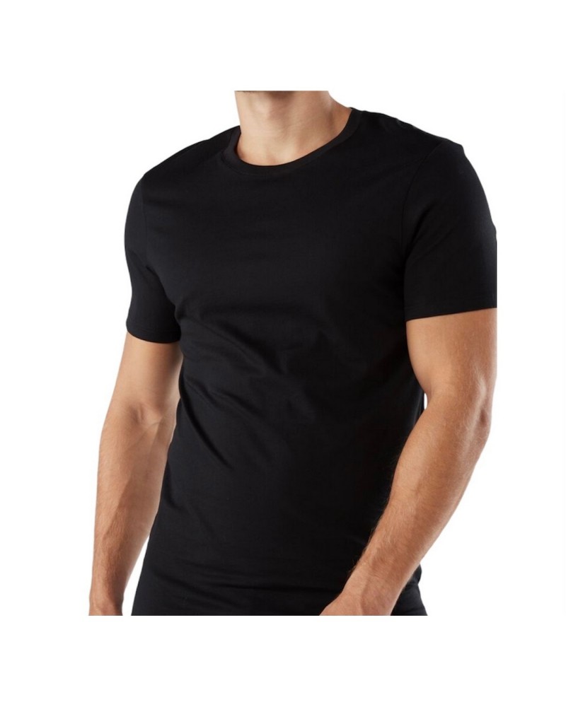 Maglia Uomo Mezza Manica Cotone Giro New Day Confezione 3 Pezzi