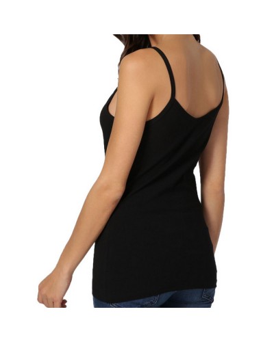 Canotta Donna Spalla Stretta Bordo Raso Cotone New Day Confezione 3 Pezzi