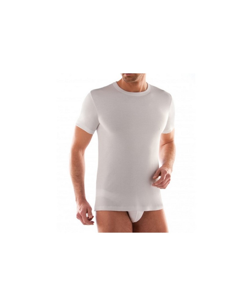 Maglia Uomo Mezza Manica Caldo Cotone Giro New Day Confezione 3 Pezzi