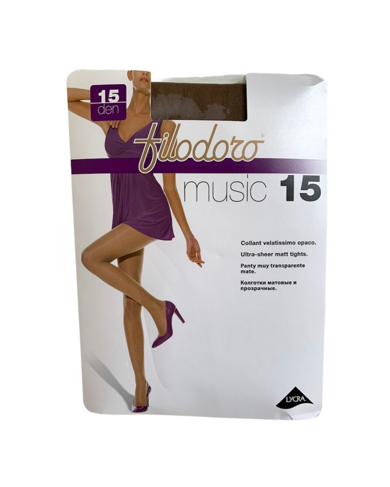 Collant Donna Velatissimo Opaco 15 Denari Filodoro Confezione 6 Paia